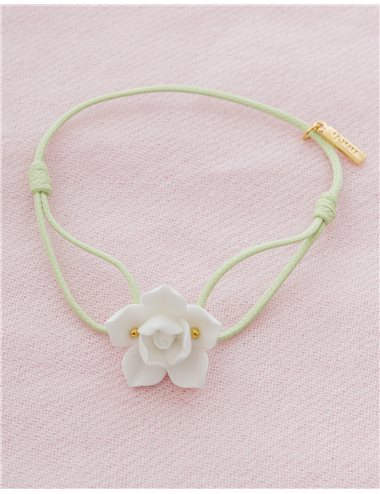 Pulsera cuerda flor