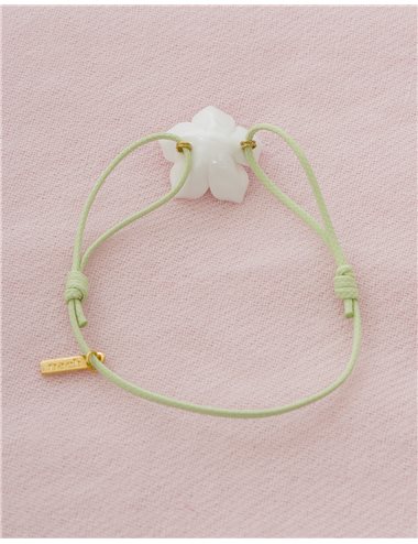 Pulsera cuerda flor