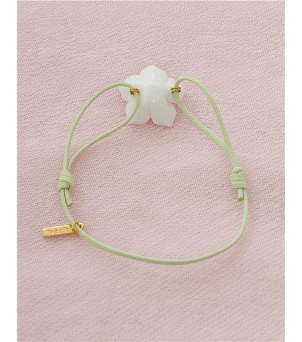 Pulsera cuerda flor