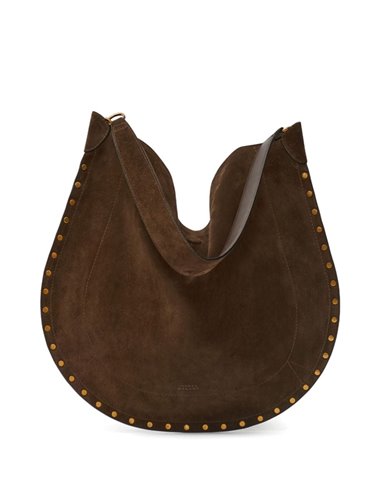 OSKAN HOBO - Suede bag - bronze