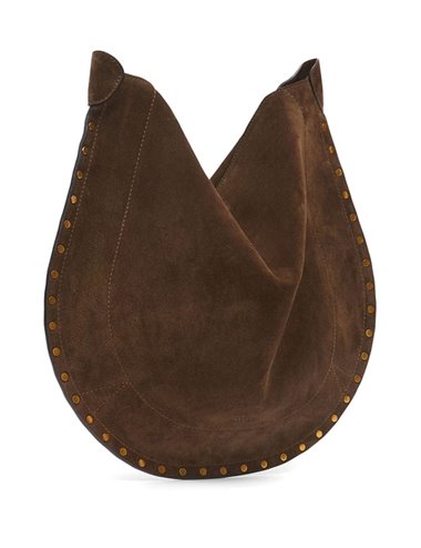 OSKAN HOBO - Suede bag - bronze