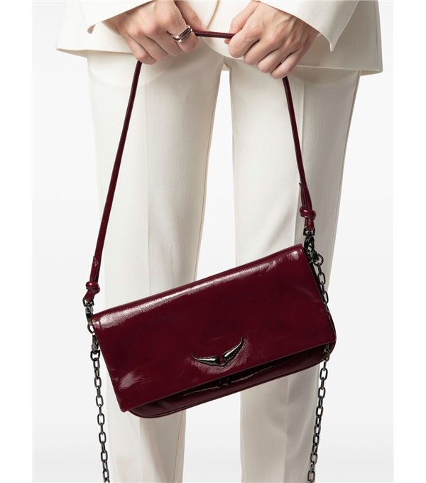 ROCK ETERNAL - Medium bag - burgundy