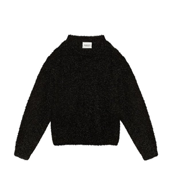 SAYERS - Lurex jumper - black