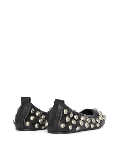 BELNA - Ballerina with studs - black