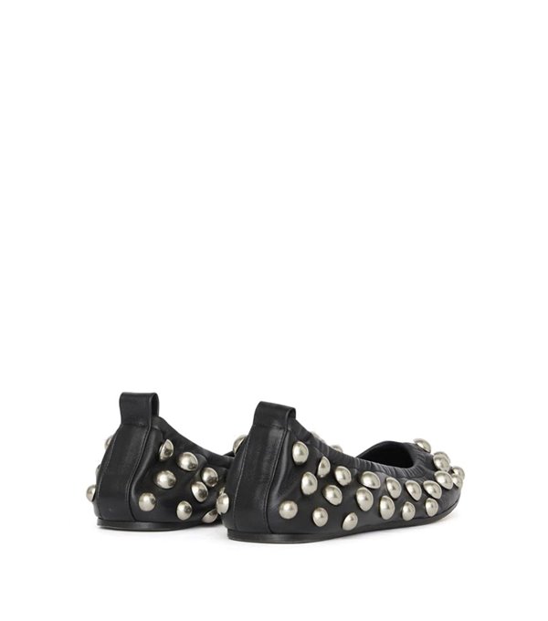 BELNA - Ballerina with studs - black