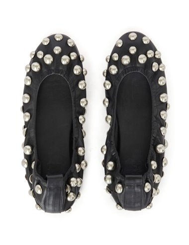 BELNA - Ballerina with studs - black