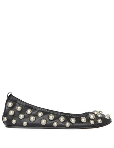 BELNA - Ballerina with studs - black