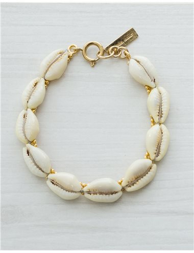 Pulsera conchas - natural