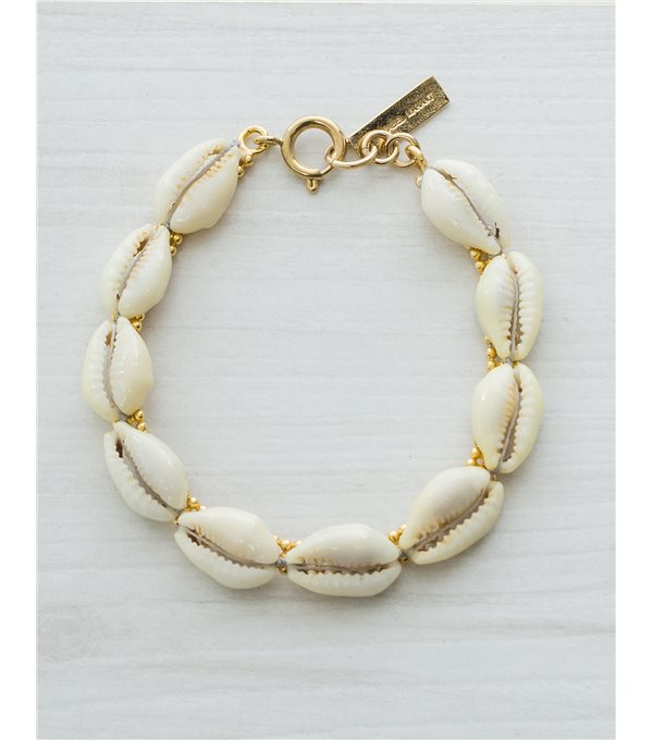 Pulsera conchas - natural