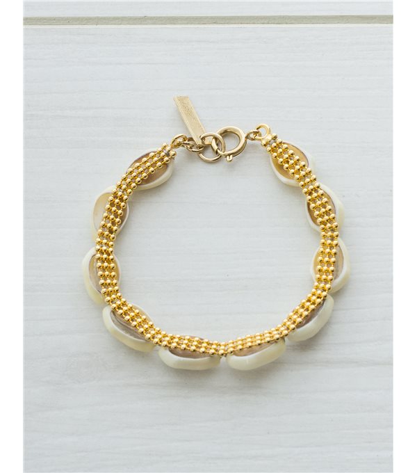 Pulsera conchas - natural