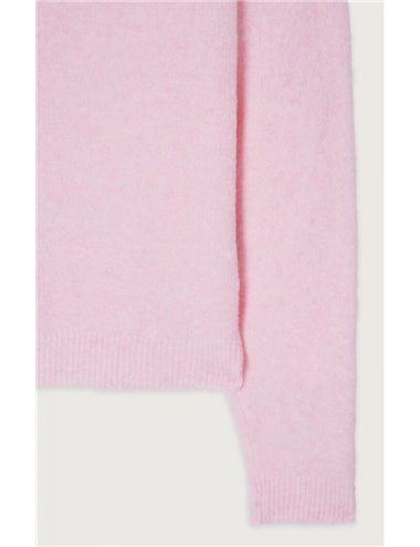 Square neck jumper - pink