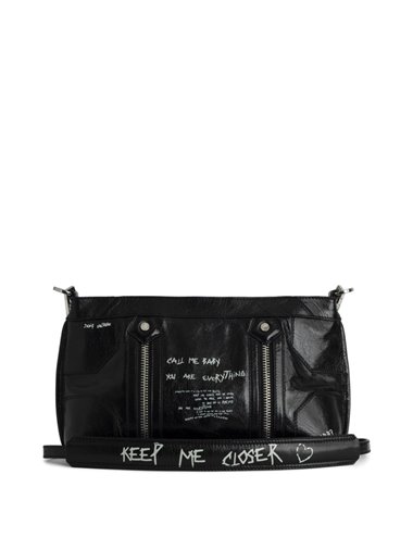 SUNNY MOODY graffiti bag - black