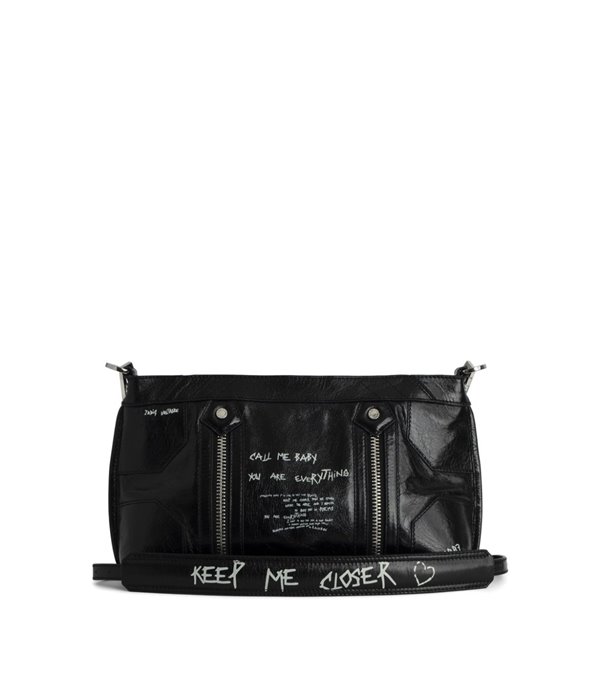 SUNNY MOODY graffiti bag - black