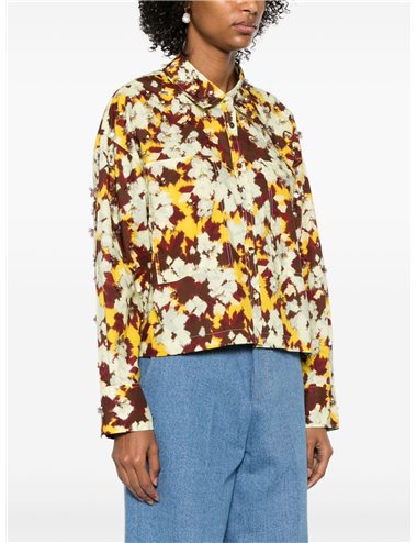 ARIA - Printed poplin shirt