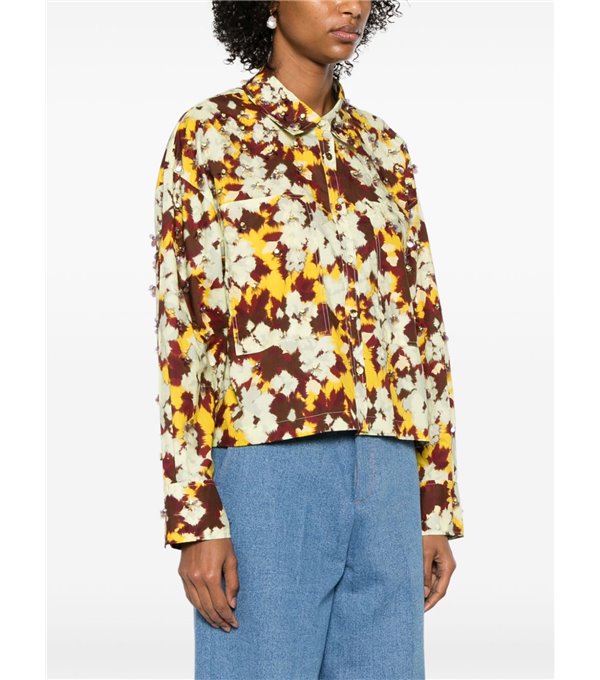 ARIA - Printed poplin shirt