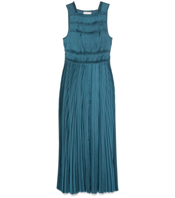 ELLE - Midi pleated dress