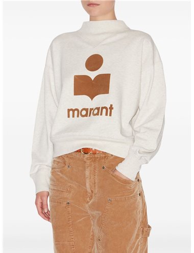 MOBY - Logo sweatshirt - ecru