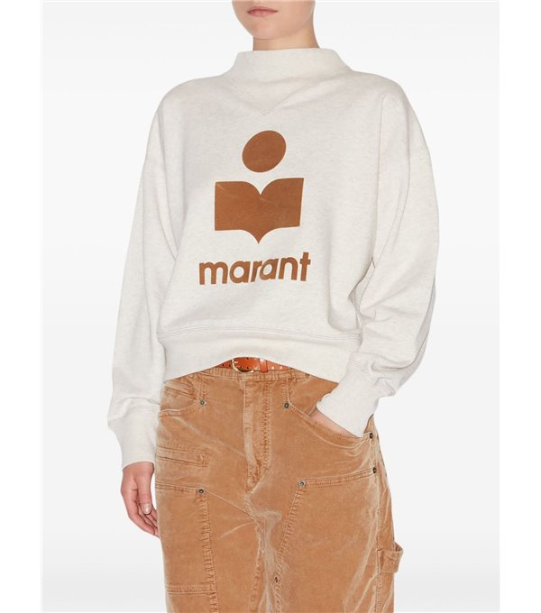 MOBY - Logo sweatshirt - ecru