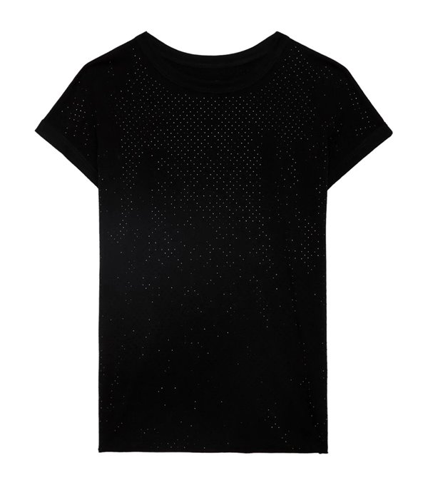 CECILIA-Camiseta strass