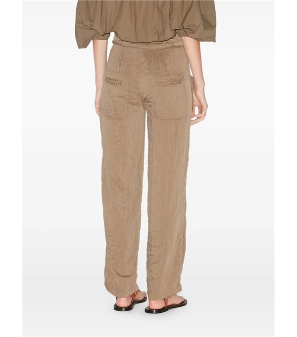 SERIDA - Quilted trousers - khaki