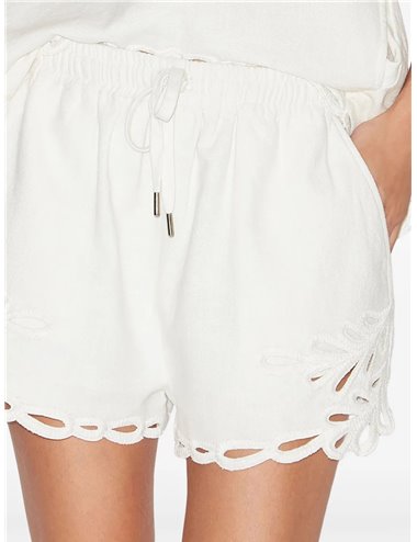 SAFA - Short bordados - blanco