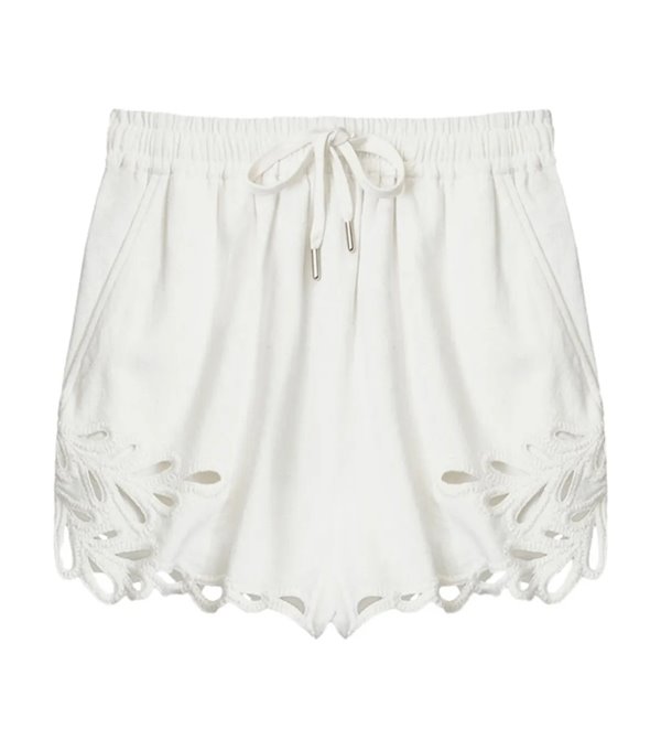 SAFA - Short bordados - blanco