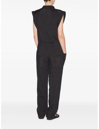 SUZIE - Quilted jumpsuit - black