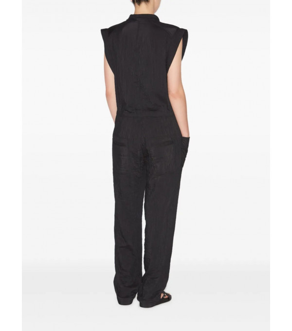 SUZIE - Quilted jumpsuit - black