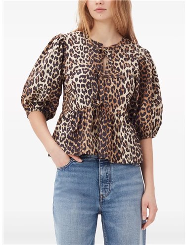 Leopard blouse