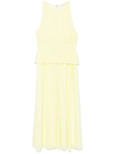 ADELINE-Vestido escote plisado