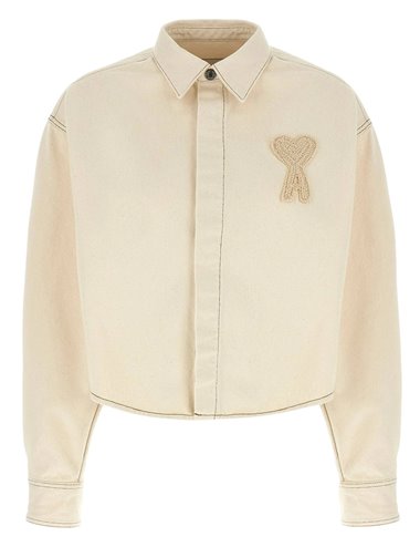 Camisa denim crop