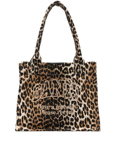 Leopard tote bag