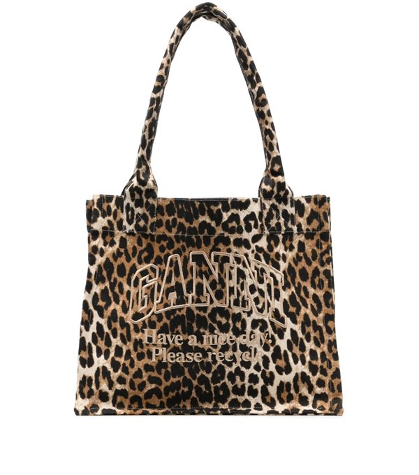 Leopard tote bag