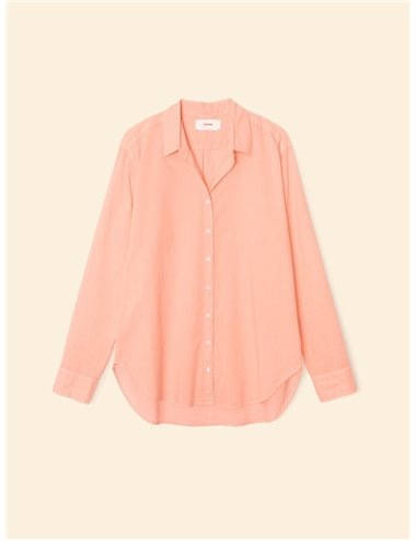 BEAU - Fine Cotton Shirt - grapefruit