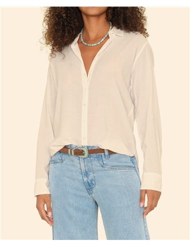 BEAU - Fine Cotton Shirt - parchement