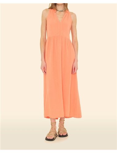 LIZA-Vestido largo bambula