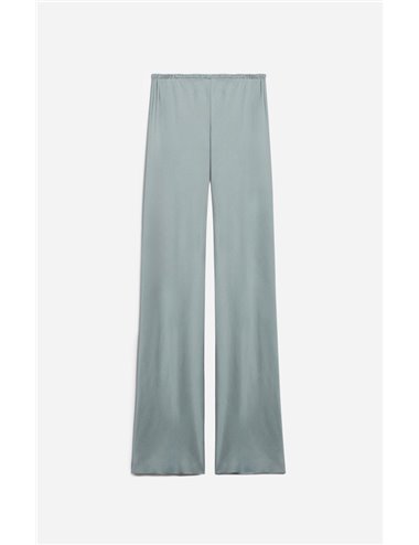 ESSAID - Flowy trousers - pearl green