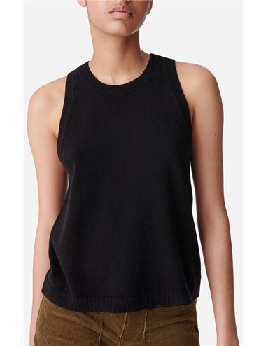 DESIREE - Knitted top - black