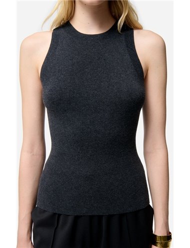 FILIPPA-Top canalé ajustado