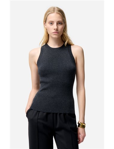 FILIPPA-Top canalé ajustado