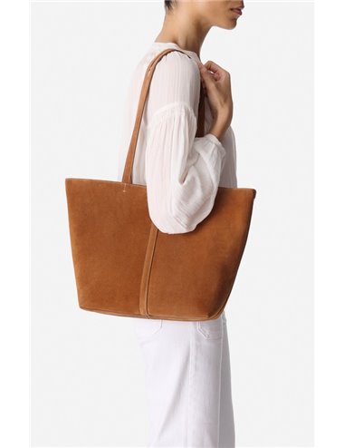 Bolso Tote ante