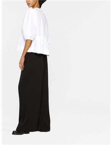 Poplin blouse - white