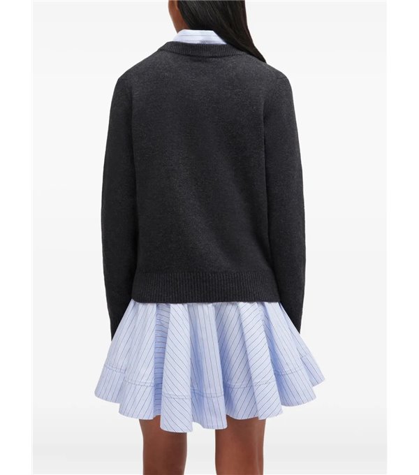 Puppy and heart sweater