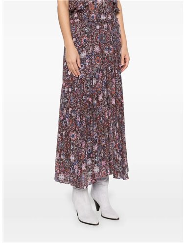 C/BESMA GA-Falda estampada georgette