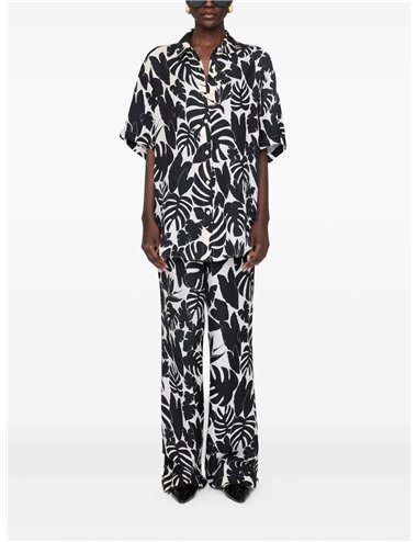 ELAIN-Pantalón amplio estampado