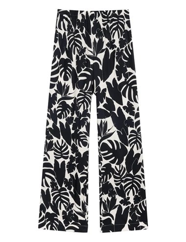 ELAIN-Pantalón amplio estampado