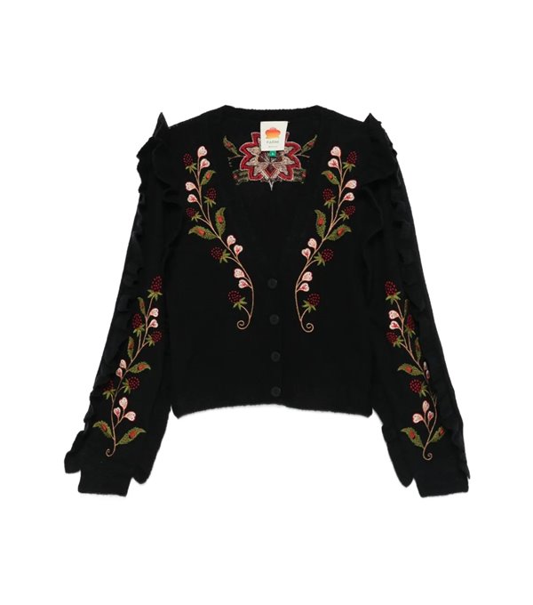 Cardigan bordado