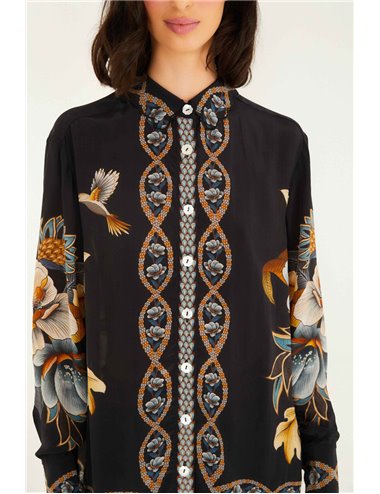 Blusa pijama print
