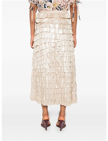 ELOISE - Midi pleated skirt