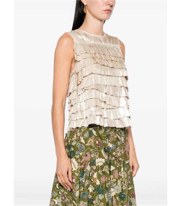 QUINN-Top sm plisado